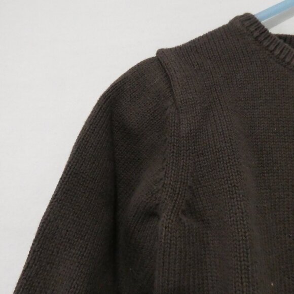 JANIE AND JACK | 12 to 18 months | Vintage Rocking Horse | Brown Cardigan - Picture 3 of 16